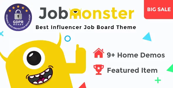 Jobmonster – Job Board WordPress Theme