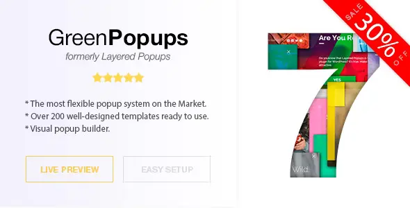 Popup Plugin for WordPress - Green Popups (formerly Layered Popups)