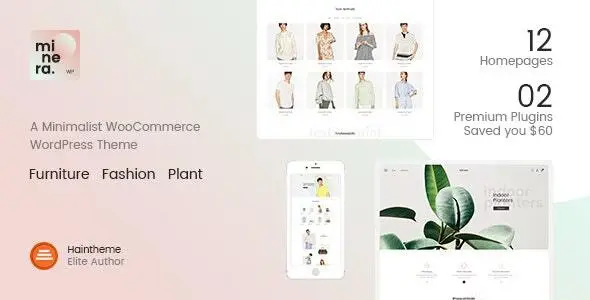 Minera Minimalist WooCommerce WordPress Theme