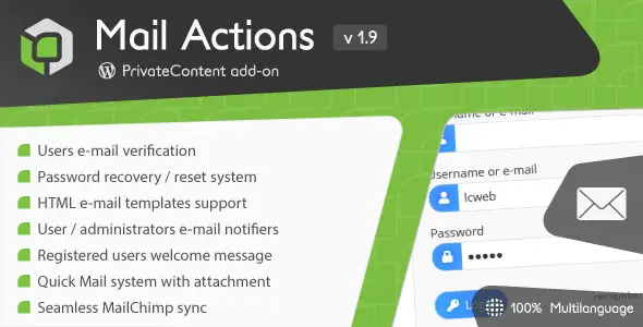 PrivateContent Mail Actions Add-on