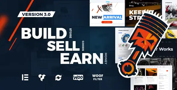 Motor Vehicles Parts Equipments and Accessories WooCommerce Store
