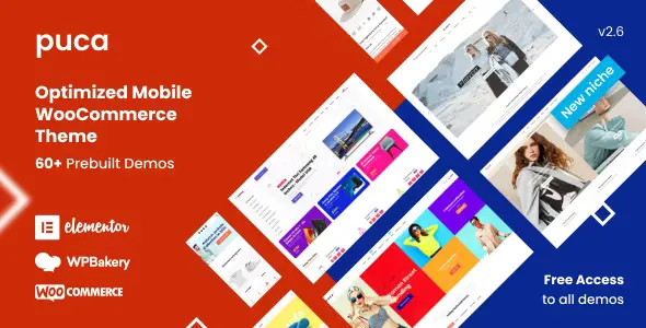 Puca – Optimized Mobile WooCommerce Theme