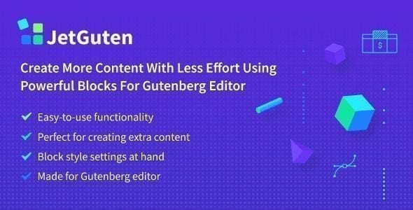 JetGuten Blocks Set Addon for Gutenberg Editor