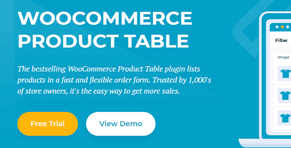 WooCommerce Product Table