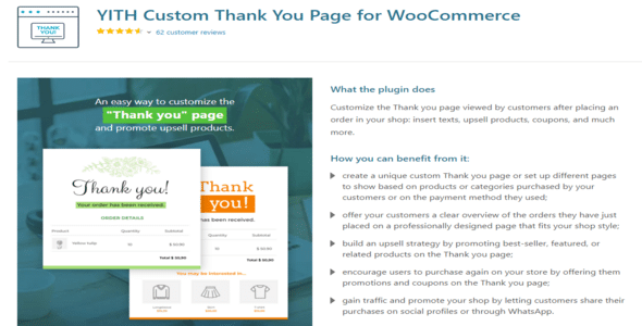 YITH Custom Thank You Page for WooCommerce Premium