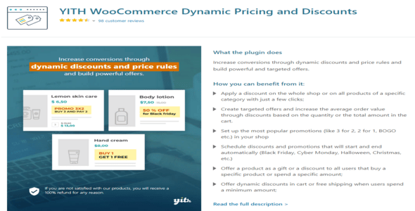 YITH WooCommerce Dynamic Pricing and Discounts Premium