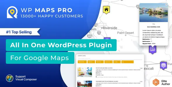 WordPress Plugin for Google Maps - WP MAPS PRO