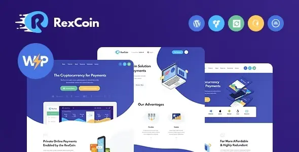 RexCoin | A Multi-Purpose Cryptocurrency & Coin ICO WordPress Theme