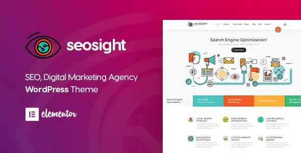 Seosight – SEO, Digital Marketing Agency WP Theme with Shop