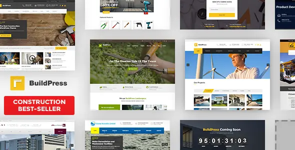 BuildPress – Multi-purpose Construction and Landscape WP Theme