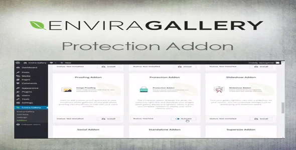 Envira Gallery – Protection Addon