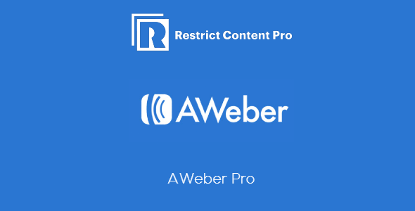 Restrict Content Pro - AWeber Pro