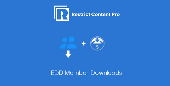 Restrict Content Pro - EDD Member Downloads