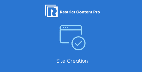 Restrict Content Pro - Site Creation