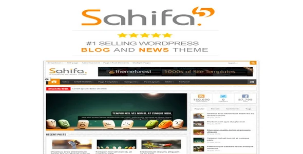 Sahifa – Responsive WordPress News / Magazine / Blog Theme