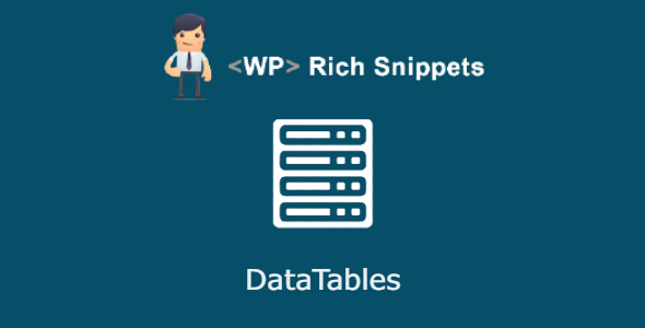 WP Rich Snippets - DataTables