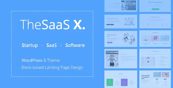 TheSaaS X – Responsive SaaS, Startup & Business WordPress Theme