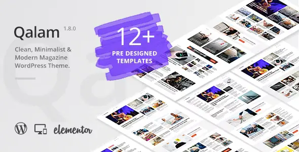 Qalam – NewsPaper and Magazine WordPress Theme