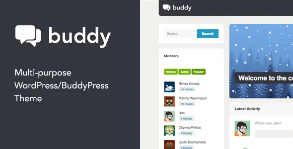 Buddy: Simple WordPress & BuddyPress ThemeBuddy: Simple WordPress & BuddyPress Theme