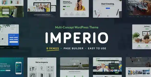 Imperio – Business, E-Commerce, Portfolio & Photography WordPress Theme