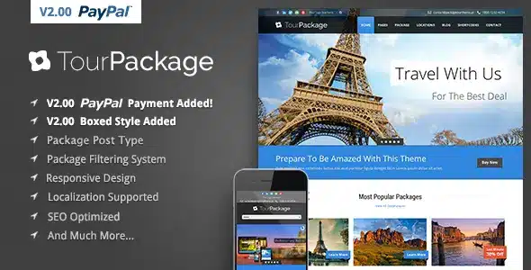 Tour Package – WordPress Travel/Tour Theme