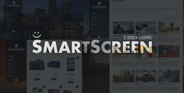 SmartScreen fullscreen responsive WordPress theme