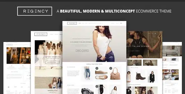 Regency: A Beautiful & Modern Ecommerce Theme