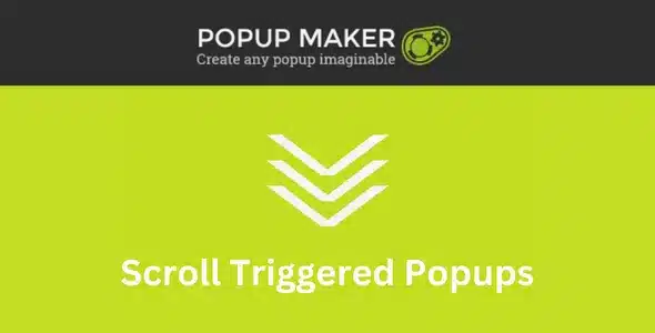 Popup Maker – Scroll Triggered Popups