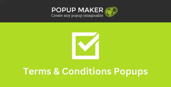 Popup Maker – Terms & Conditions Popups