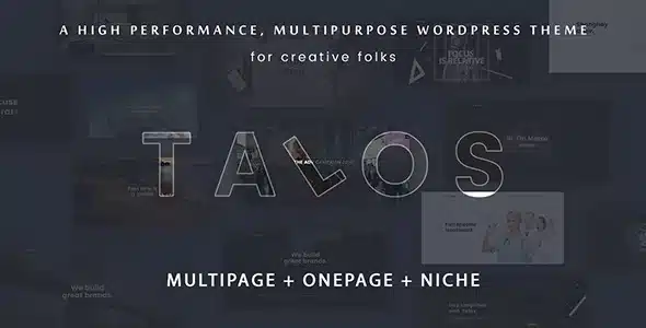 Talos – Creative Multipurpose WordPress Theme