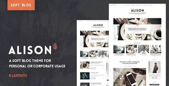 Anne Alison – Soft Personal Blog Theme