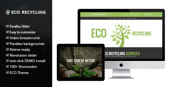 Eco Recycling – Ecology & Nature WordPress Theme