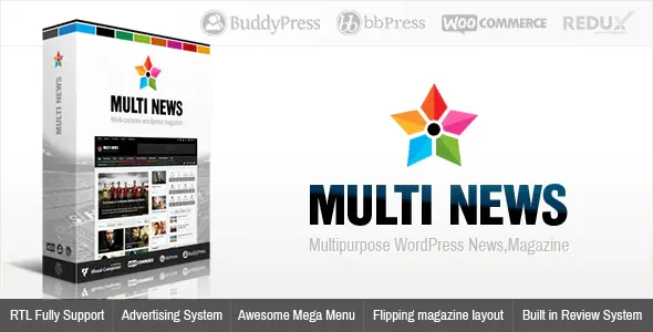 Multinews – Multi-purpose WordPress News,Magazine