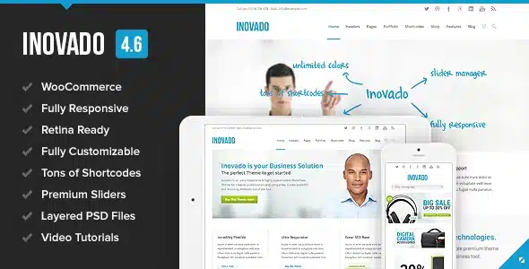 Inovado – Retina Responsive Multi-Purpose Theme