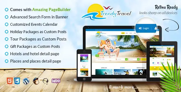 Trendy Travel – Tour, Travel & Travel Agency Theme