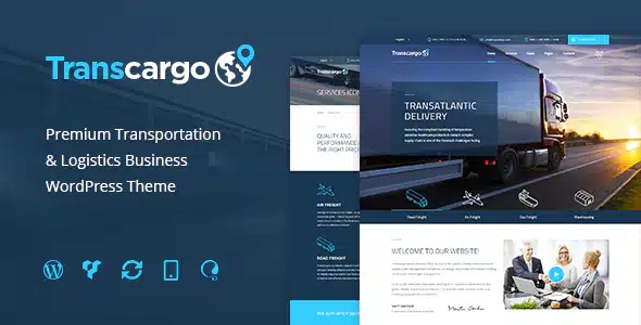 Transcargo - Transportation WordPress Theme for Logistics